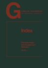 Index. Formula Index : 2nd Supplement Volume 1 Ac-B1.9 - eBook