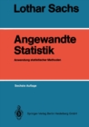 Angewandte Statistik : Anwendung statistischer Methoden - eBook