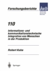 Informations- und kommunikationstechnische Integration von Menschen in der Produktion - eBook