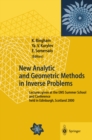 New Analytic and Geometric Methods in Inverse Problems : Lectures given at the EMS Summer School and Conference held in Edinburgh, Scotland 2000 - eBook