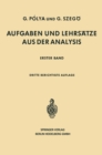 Aufgaben und Lehrsatze aus der Analysis : Erster Band Reihen * Integralrechnung Funktionentheorie - eBook