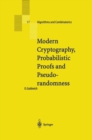 Modern Cryptography, Probabilistic Proofs and Pseudorandomness - eBook