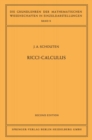 Ricci-Calculus : An Introduction to Tensor Analysis and Its Geometrical Applications - eBook