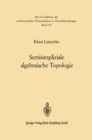 Semisimpliziale algebraische Topologie - eBook