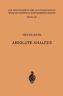 Absolute Analysis - eBook