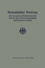 Gemeinfaliche Belehrung uber die nach dem Viehseuchengesetze vom 26. Juni 1909 der Anzeigepflicht unterliegenden Seuchen - eBook