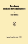 Berechnung mechanischer Schwingungen - eBook