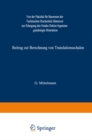 Beitrag zur Berechnung von Translationsschalen : Von der Fakultat fur Bauwesen der Technischen Hochschule Hannover zur Erlangung des Grades Doktor-Ingenieur genehmigte Disertation - eBook