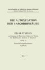 Die Autoxydation der l-Ascorbinsaure - eBook
