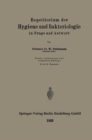 Repetitorium der Hygiene und Bakteriologie in Frage und Antwort - eBook