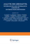 Analytik der Lebensmittel : Physikalische und Physikalisch-Chemische Untersuchungsmethoden - eBook