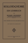 Kolloidchemie : Ein Lehrbuch - eBook