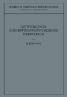 Entwicklungs- und Bewegungsphysiologie der Pflanze - eBook