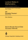 Buchi's Monadic Second Order Successor Arithmetic - eBook