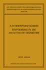 Einfuhrung in die Analytische Geometrie der Ebene und des Raumes - eBook