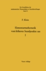 Elementarmathematik Vom Hoheren Standpunkte Aus : Arithmetik * Algebra * Analysis - eBook