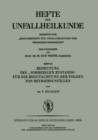 Bedeutung des „Vorherigen Zustands" fur die Begutachtung der Folgen von Betriebsunfallen - eBook