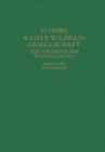 25 Jahre Kaiser Wilhelm-Gesellschaft zur Forderung der Wissenschaften : Erster Band Handbuch - eBook