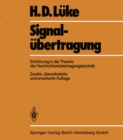 Signalubertragung : Einfuhrung in die Theorie der Nachrichtenubertragungstechnik - eBook