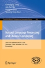 Natural Language Processing and Chinese Computing : Third CCF Conference, NLPCC 2014, Shenzhen, China, December 5-9, 2014. Proceedings - eBook