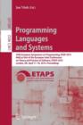 Programming Languages and Systems : 24th European Symposium on Programming, ESOP 2015, Held as Part of the European Joint Conferences on Theory and Practice of Software, ETAPS 2015, London, UK, April - Book