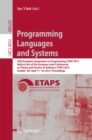 Programming Languages and Systems : 24th European Symposium on Programming, ESOP 2015, Held as Part of the European Joint Conferences on Theory and Practice of Software, ETAPS 2015, London, UK, April - eBook