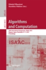 Algorithms and Computation : 26th International Symposium, ISAAC 2015, Nagoya, Japan, December 9-11, 2015, Proceedings - eBook