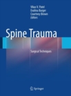 Spine Trauma : Surgical Techniques - Book