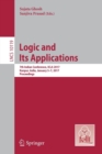 Logic and Its Applications : 7th Indian Conference, ICLA 2017, Kanpur, India, January 5-7, 2017, Proceedings - Book