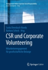 Csr Und Corporate Volunteering : Mitarbeiterengagement Fur Gesellschaftliche Belange - Book