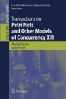 Transactions on Petri Nets and Other Models of Concurrency XIII - Book