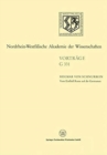 Vom Einflu Roms auf die Germanen : 372. Sitzung am 16. Februar 1994 in Dusseldorf - Book