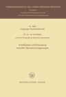 Kristallisation und Entmischung amorpher Germanium-Legierungen - eBook