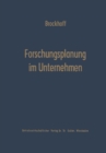 Forschungsplanung im Unternehmen - eBook