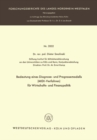 Bedeutung eines Diagnose- und Prognosemodells (MIDI-Verfahren) fur Wirtschafts- und Finanzpolitik - eBook
