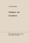 Produktions- und Kostentheorie - eBook