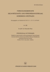 Arbeitsleistung und Arbeitsgute : (Ergebnisse experimenteller arbeitspsychologischer Untersuchungen) - eBook