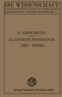 Allgemeine Physiologie des Todes - eBook