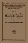 Anwendungen der Quantenhypothese in der kinetischen Theorie der festen Korper und der Gase in elementarer Darstellung - eBook