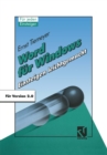 Word fur Windows 2.0 : Einsteigen leichtgemacht - eBook