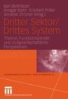 Dritter Sektor/Drittes System : Theorie, Funktionswandel und zivilgesellschaftliche Perspektiven - eBook