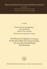 Entwicklung eines Prufgerates zur Messung des Schneidverhaltens feiner Messerschneiden, unter besonderer Berucksichtigung der Rasierklingen - eBook