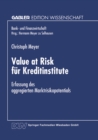 Value at Risk fur Kreditinstitute : Erfassung des aggregierten Marktrisikopotentials - eBook