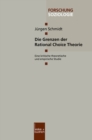 Die Grenzen der Rational Choice Theorie : Eine kritische theoretische und empirische Studie - eBook