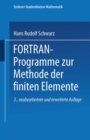 FORTRAN-Programme zur Methode der finiten Elemente - eBook