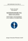 Modernisierung des Staates : New Public Management und Verwaltungsreform - eBook