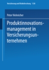 Produktinnovationsmanagement in Versicherungsunternehmen - eBook
