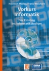 Vorkurs Informatik : Der Einstieg ins Informatikstudium - eBook