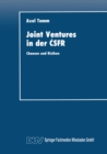 Joint Ventures in der CSFR : Chancen und Risiken - eBook