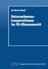 Unternehmenskooperationen im EG-Binnenmarkt - eBook